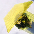 8mm Yellow Double sided UV polycarbonate PC Sunboard